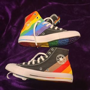 Converse Pride Hightops size 9.5
